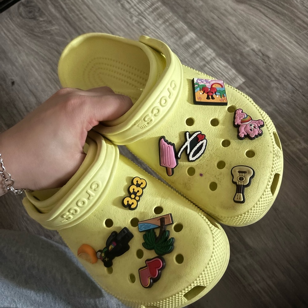 CROCS Yellow Clogs